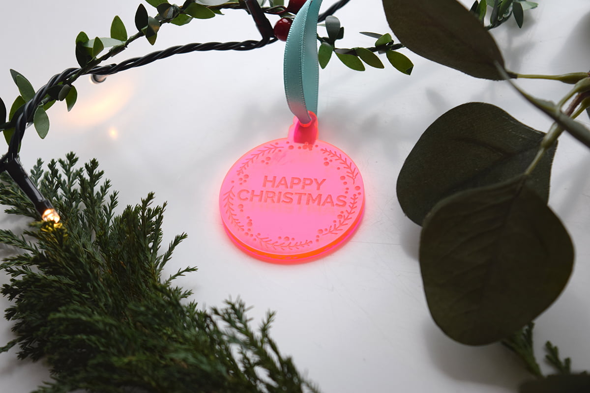 Happy Christmas Gift Tag (different colour options available) - Image 3