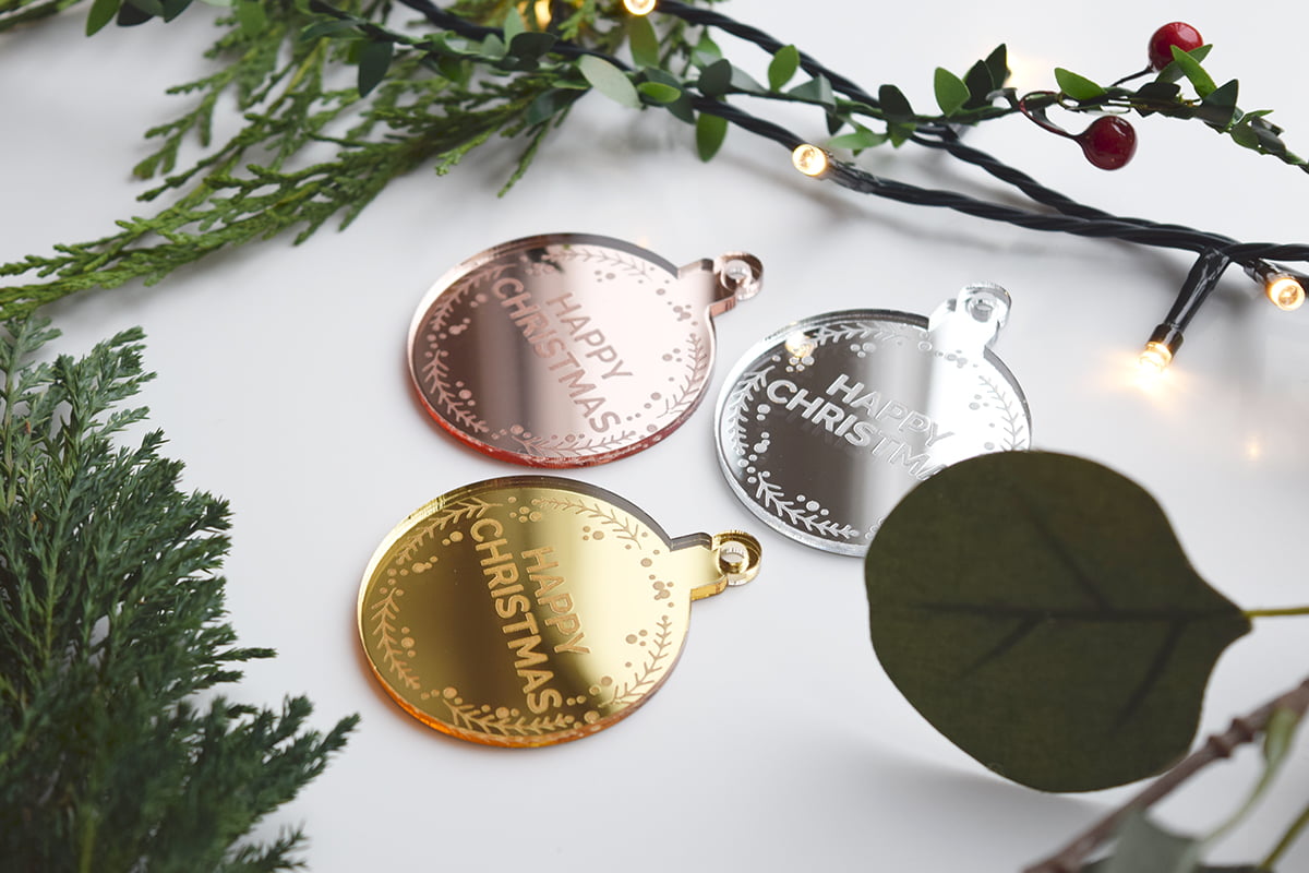 Happy Christmas Gift Tag (different colour options available) - Image 4