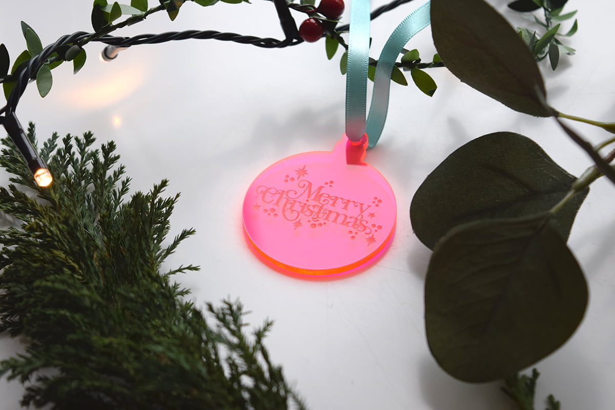 Merry Christmas #1 Gift Tag (different colour options available) - Image 2