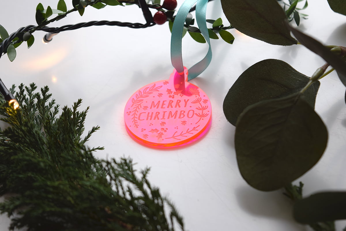 Merry Chrimbo Gift Tag (different colour options available)