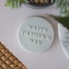 Fine chunky Happy Father's Day embosser