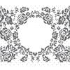 Thea lace wraparound with frame stencil