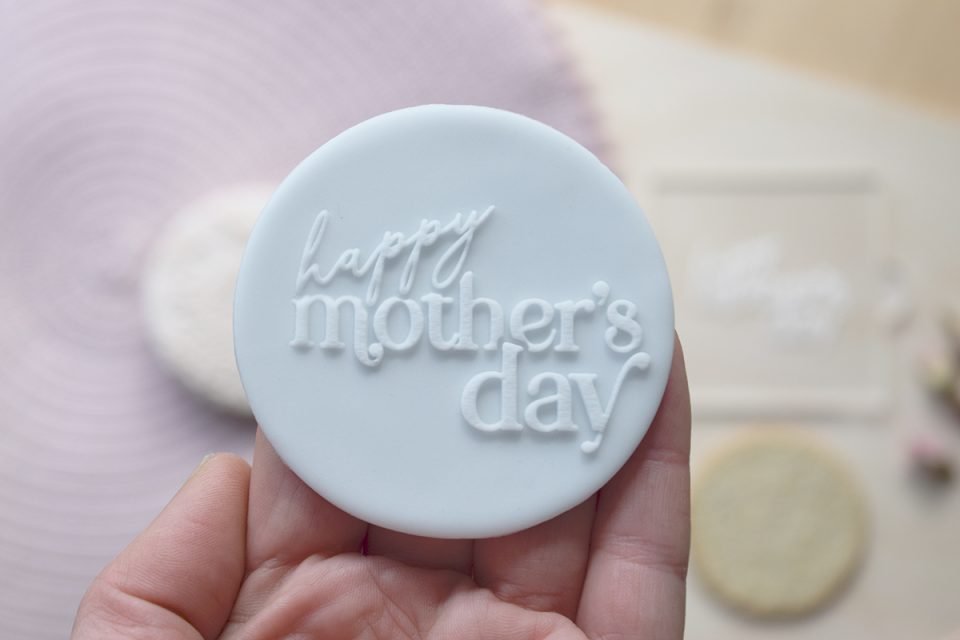 statement happy mother's day embosser