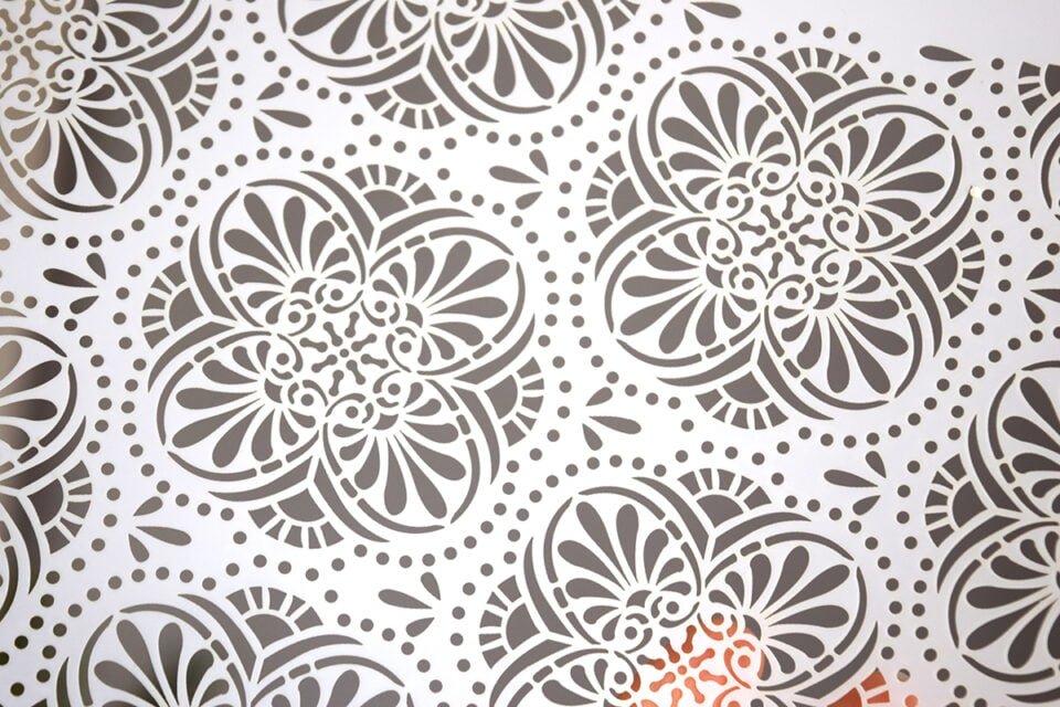 Mandala mandolin pattern stencil - Image 3