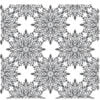 Sienna open Mandala pattern stencil - Image 3