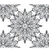 Sienna open Mandala pattern stencil