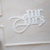 Big ampersand Mr & Mrs embosser - Image 3