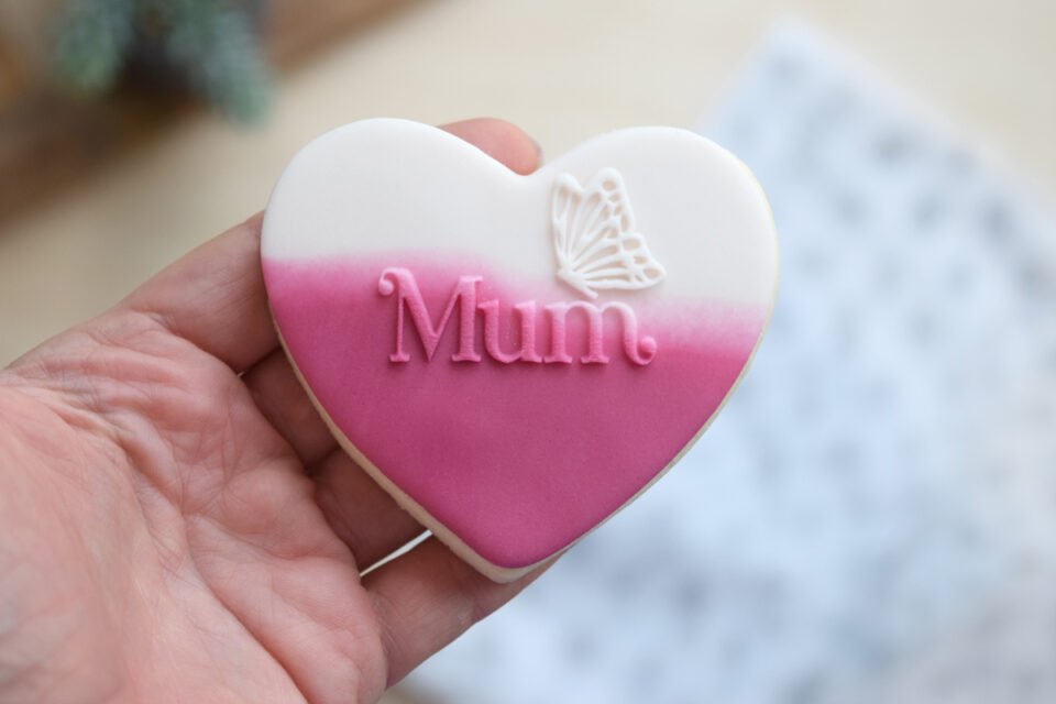 Mum and butterfly cookie embosser - Image 4