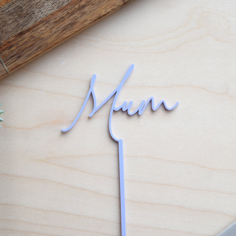 mum cake topper