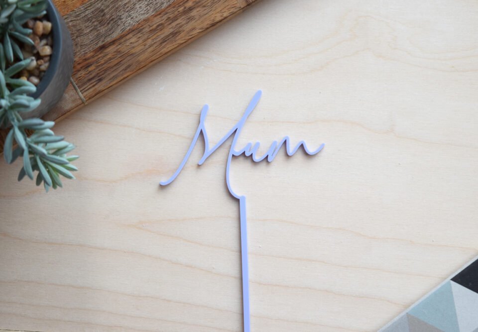 mum cake topper