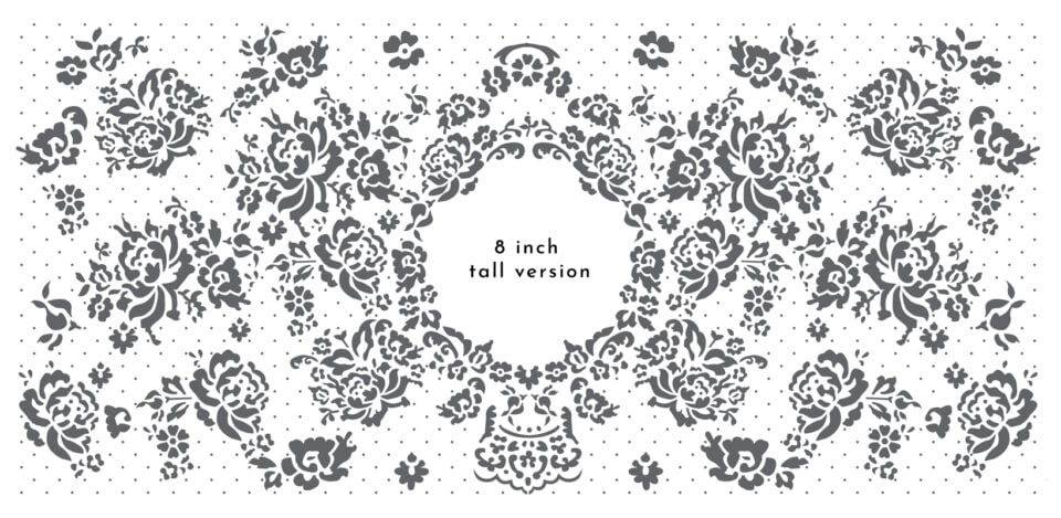 Thea lace wraparound with frame stencil - Image 5