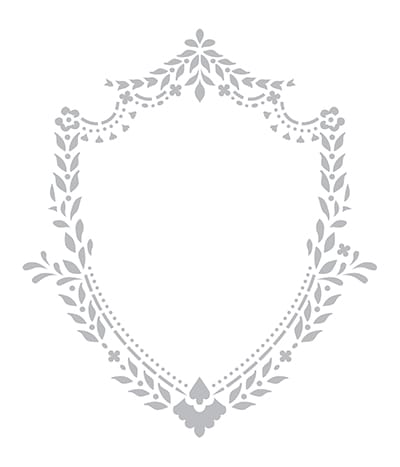 Monogram Frame stencil