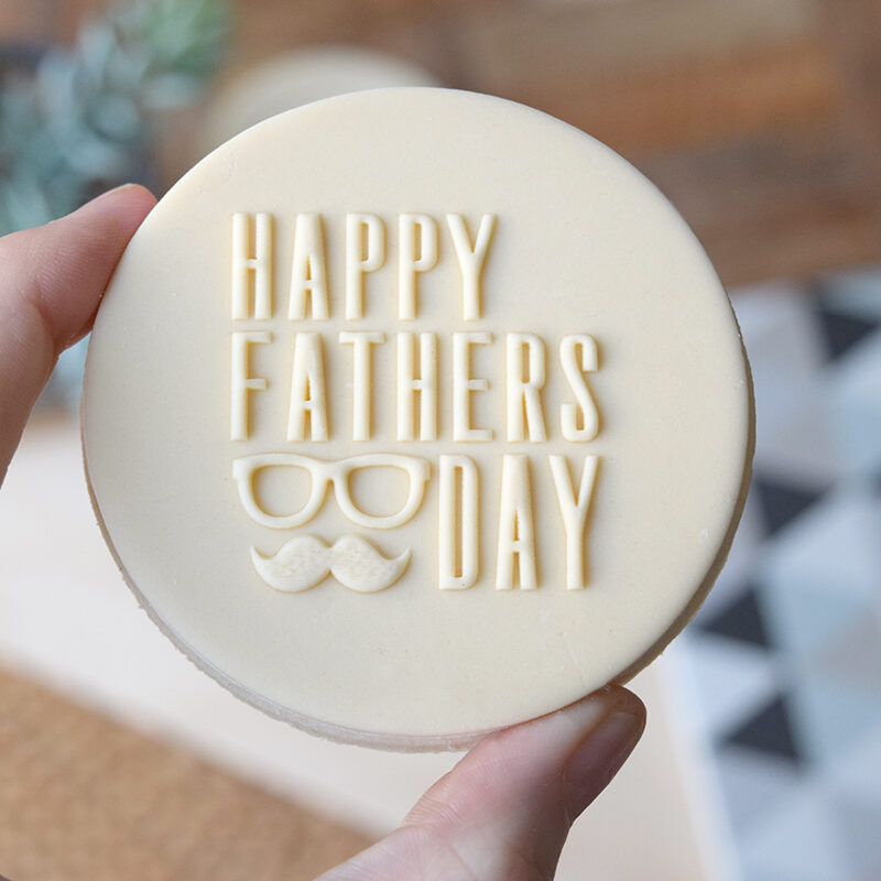 Gentleman happy fathers day embosser