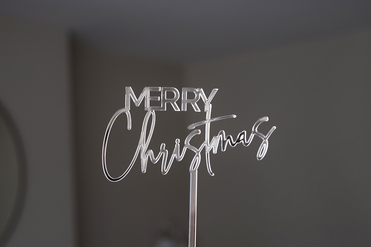 Handwritten Merry Christmas Topper - Image 4