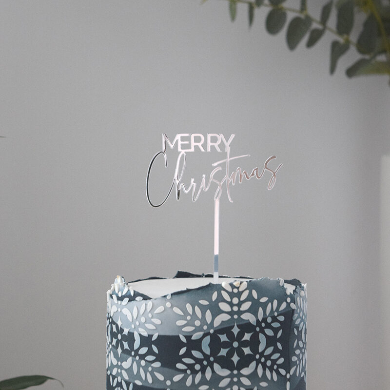 Handwritten Merry Christmas Topper