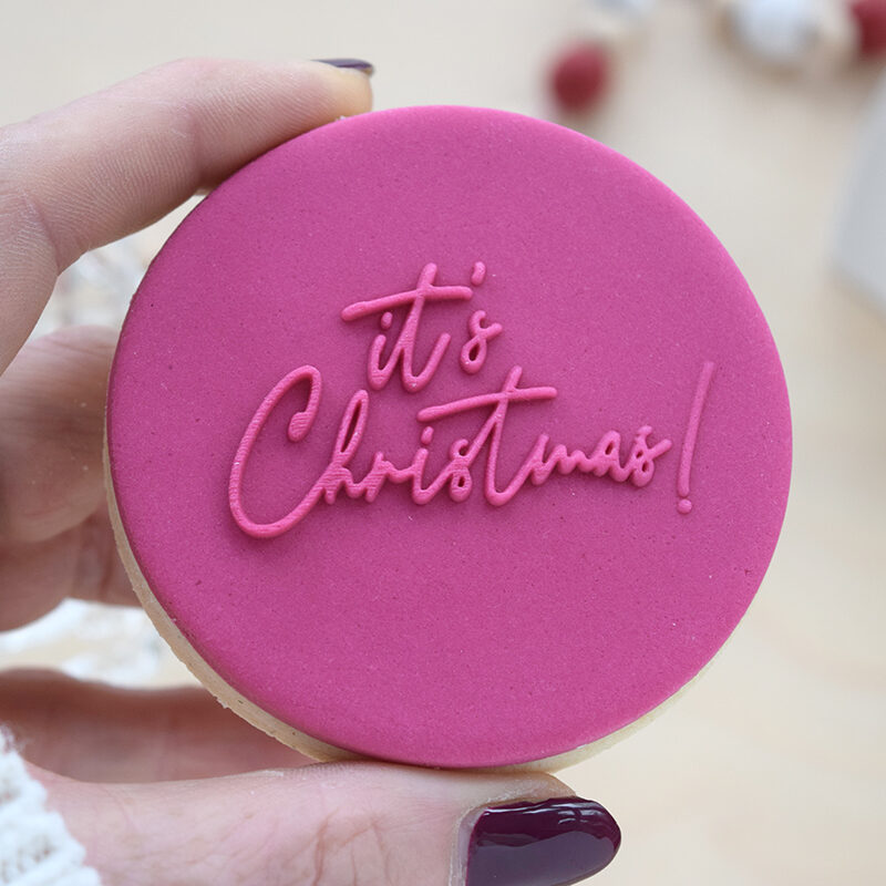 it's Christmas! cookie embosser