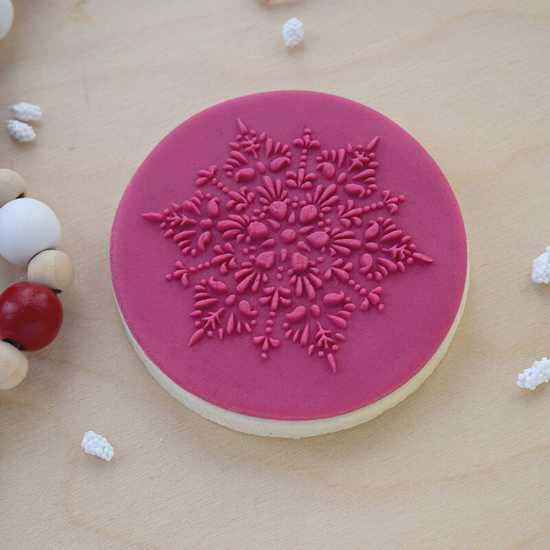 Snowflake no #12 cookie embosser