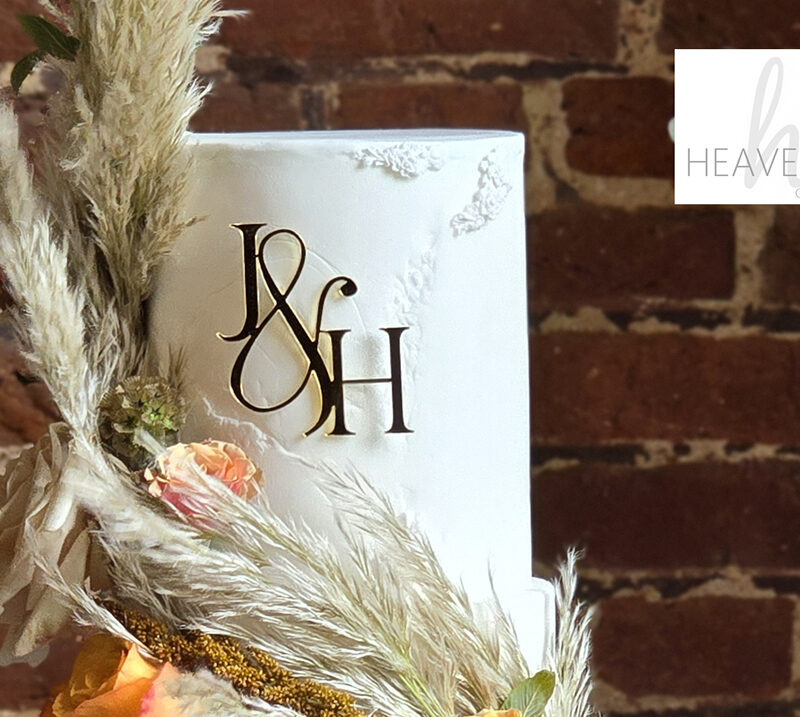 Serif and Big Ampersand Monogram charms