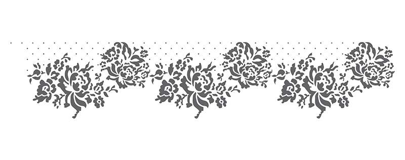 Thea border stencil #1